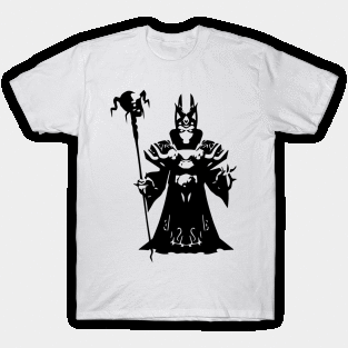 Lich minimal silhouette white T-Shirt